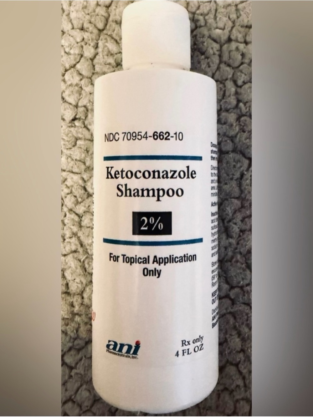 ANI Ketoconazole 2% Shampoo - White Bottle